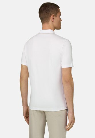 T-Shirt 'Pima Interlock' Boggi Milano en blanc