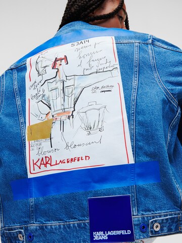 KARL LAGERFELD JEANS Přechodná bunda – modrá