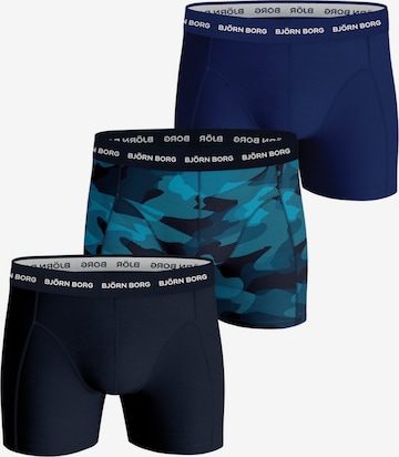 BJÖRN BORG Boxershorts in Blauw: voorkant