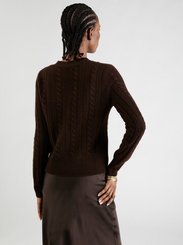 Pure Cashmere NYC Knit cardigan 'CLASSIC' in Brown