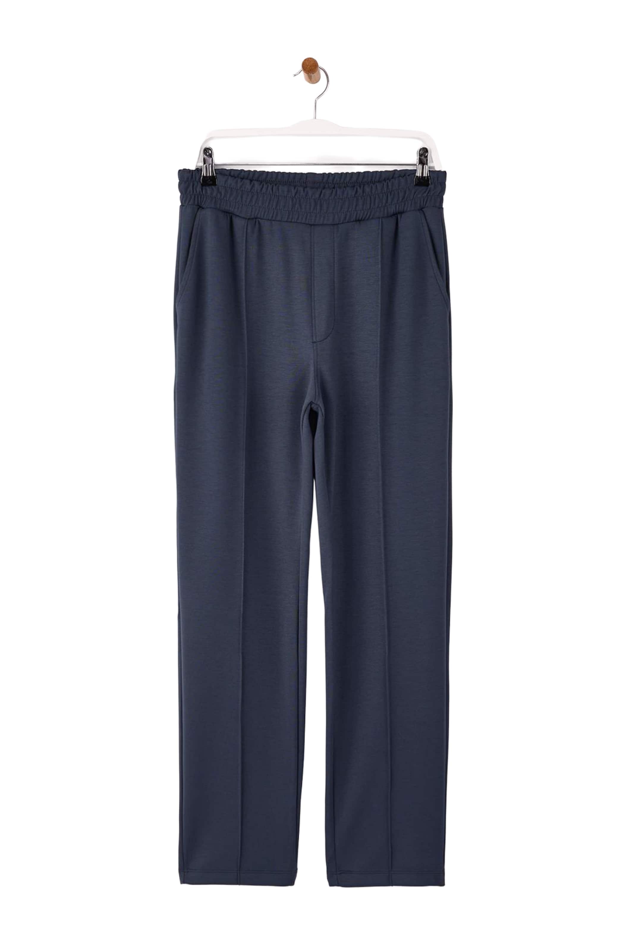 Trendyol - regular Pantalón en azul: frente