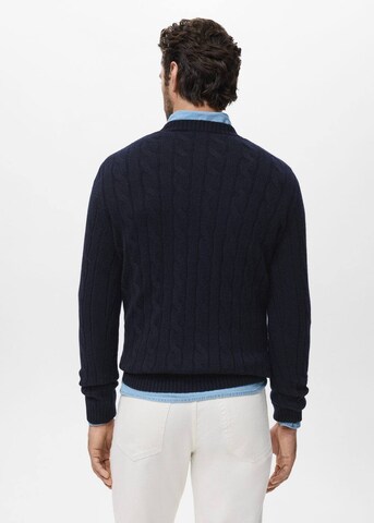 MANGO MAN Sweater 'Bimbo' in Blue