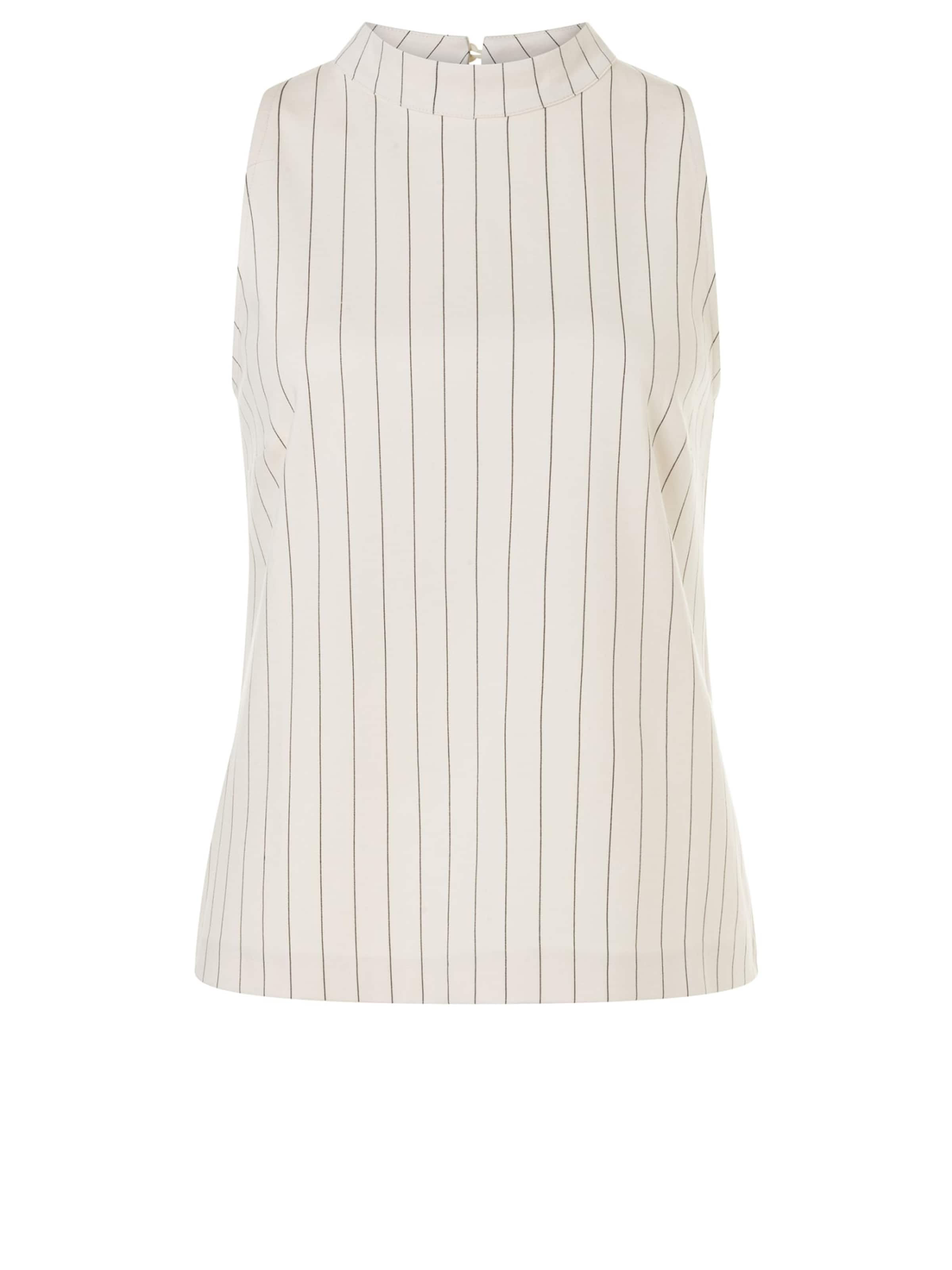 Ana Alcazar Top ' Draya ' in schwarz / offwhite, Produktansicht