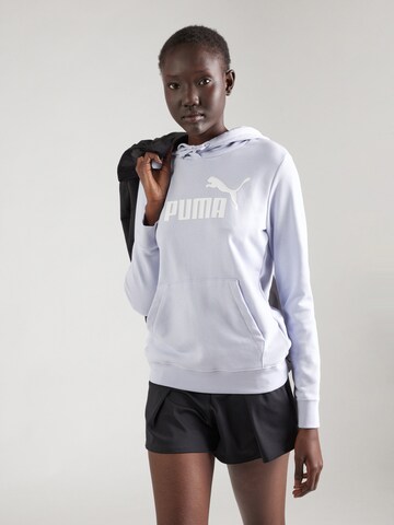 PUMA Sportief sweatshirt 'ESS No. 1' in Blauw: voorkant