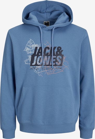 JACK & JONES Sweatshirt in de kleur Navy / Duifblauw / Rosa / Wit, Productweergave