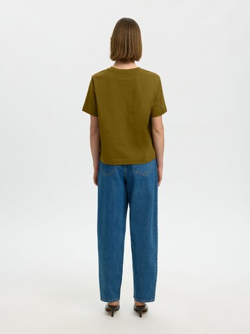 SELECTED Shirt 'SLFEssential' in Groen