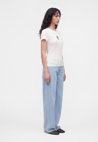 KARL LAGERFELD JEANS Тениска в бяло