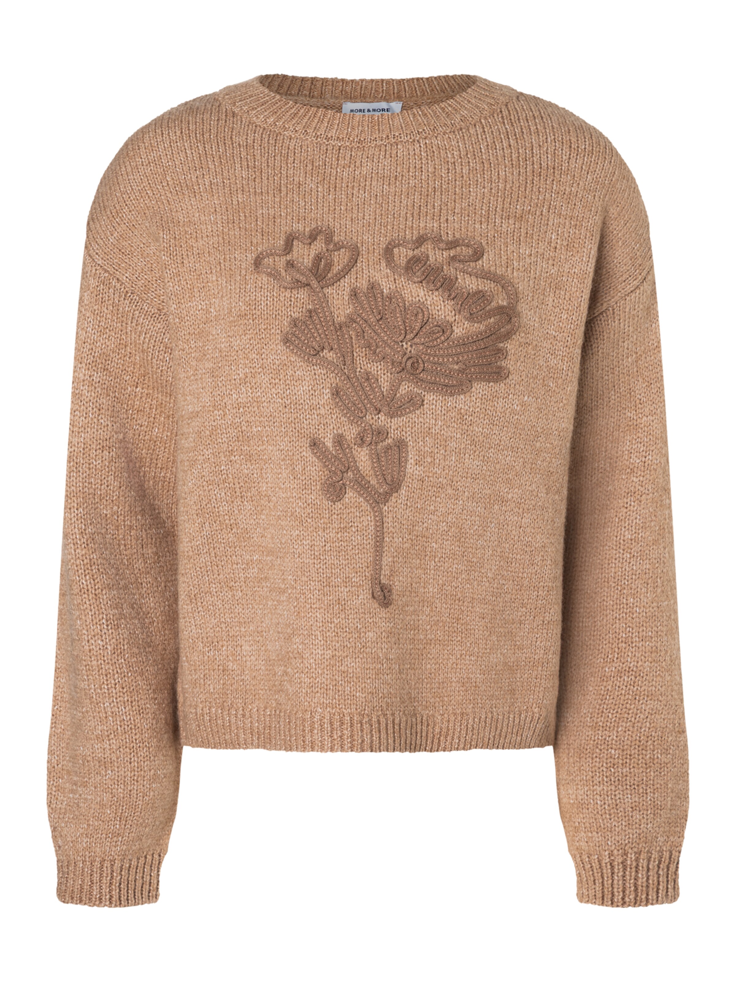 MORE & MORE Pullover in beige, Produktansicht