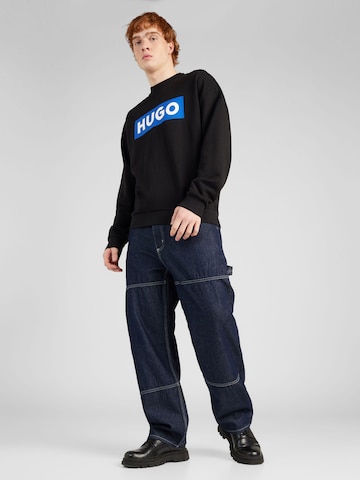 HUGO Blue Sweatshirt 'Niero' in Zwart