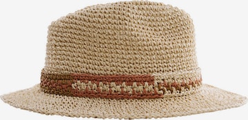 Chapeaux 'Ibiza' MANGO en beige : devant