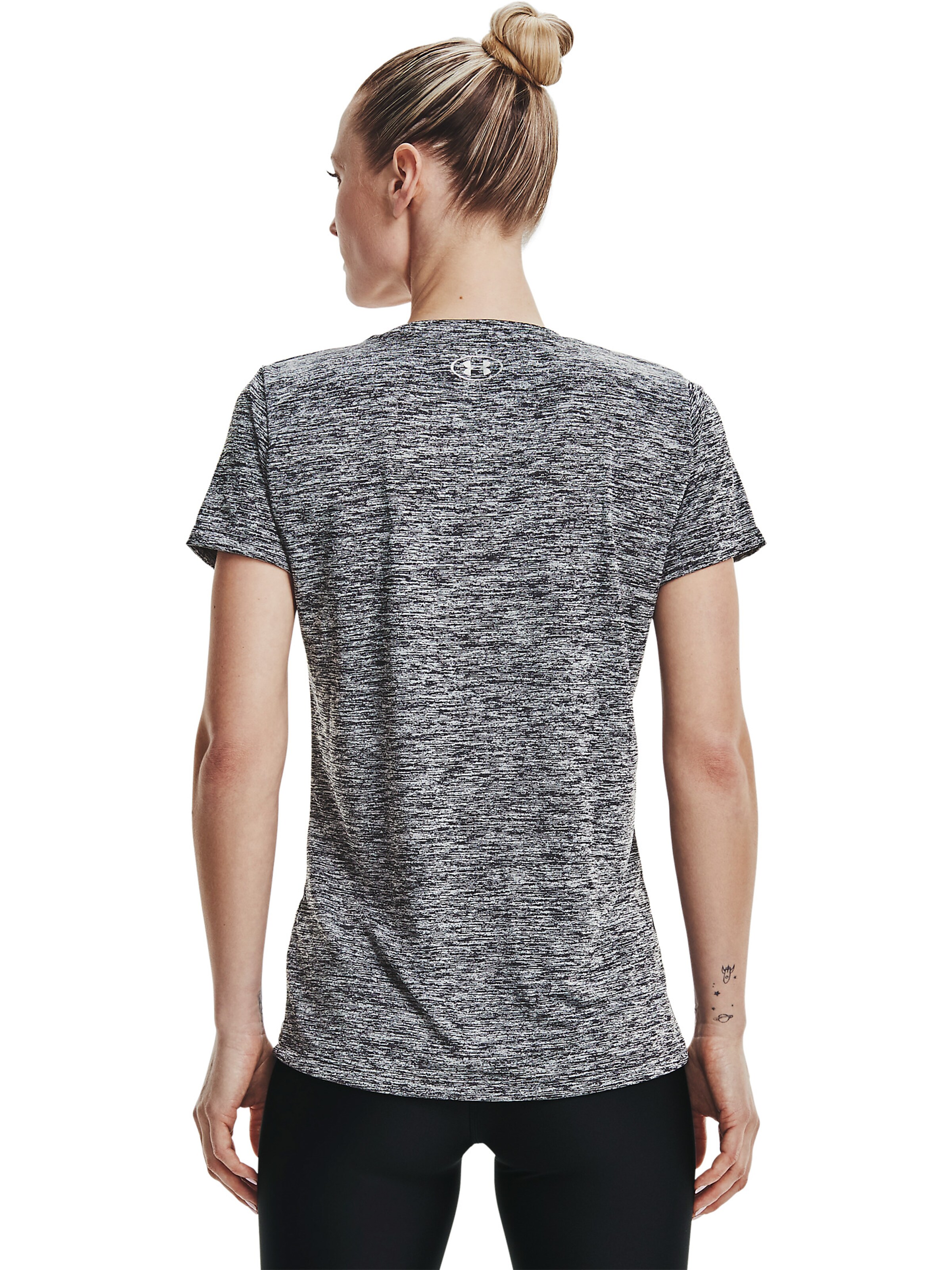 Frauen Sportarten UNDER ARMOUR Sportshirt 'Tech' in Anthrazit, Graumeliert - RV08372 Frauen Sportarten UNDER ARMOUR Sportshirt 'Tech' in Anthrazit, Graumeliert - RV08372