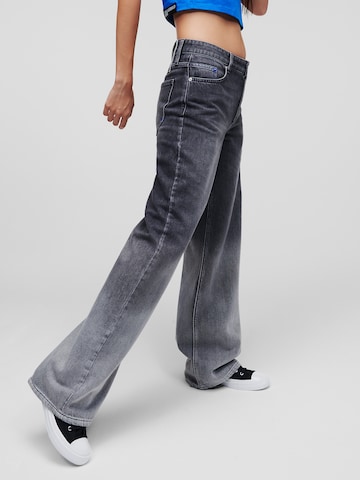 KARL LAGERFELD JEANS Loosefit Jeans in Zwart