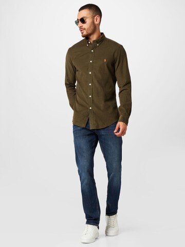 Polo Ralph Lauren - Ajuste estrecho Camisa en verde