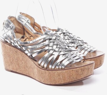 Tory Burch Sandals & High-Heeled Sandals in 39,5 in Silver: front