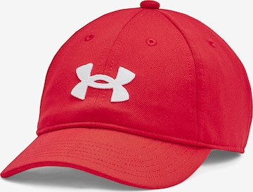 UNDER ARMOUR Athletic Hat 'Blitzing' in Red: front