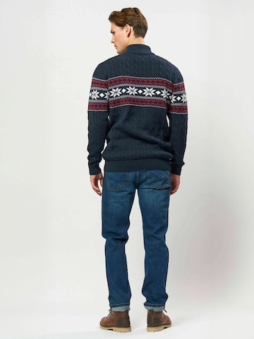 U.S. POLO ASSN. Pulóver ' UMDenny ' - kék
