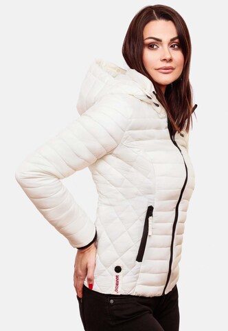 MARIKOO Between-Season Jacket 'Samtpfote' in White