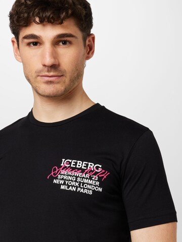 T-Shirt ICEBERG en noir