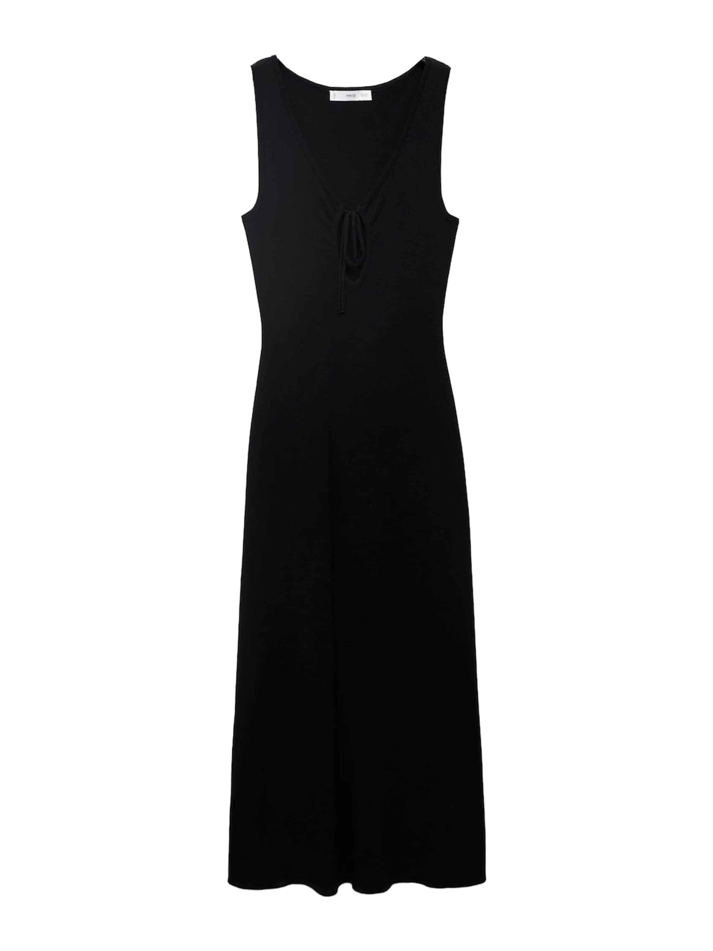 MANGO Kjole 'FORAT' i sort: forside