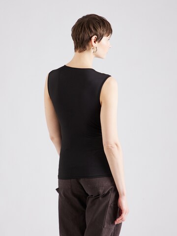 WEEKDAY Top 'Inez' | črna barva