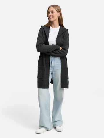 TOM TAILOR DENIM Strickjacke in Grau
