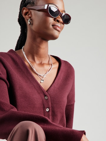 TOPSHOP Neuletakki värissä punainen