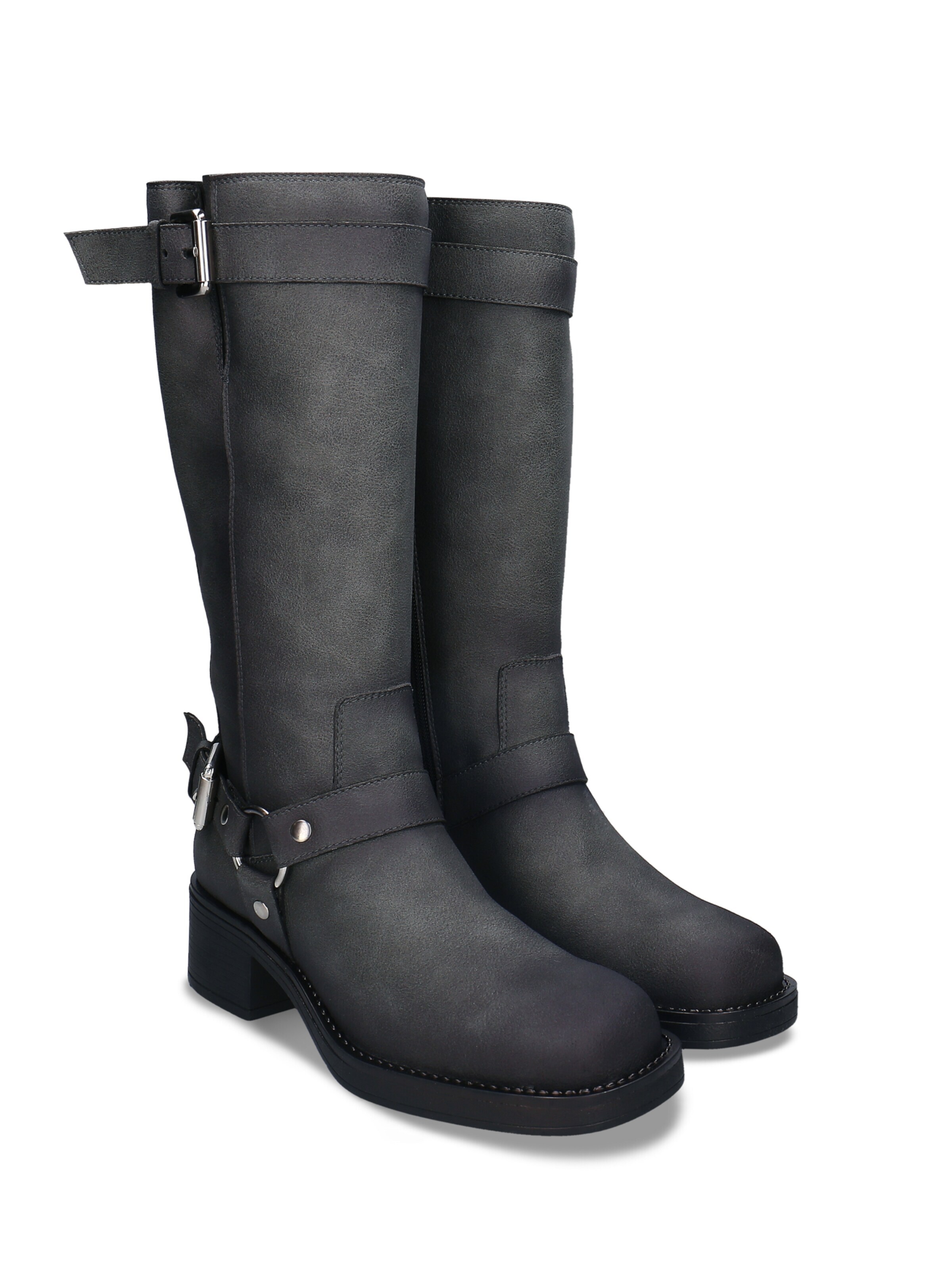 nae Vegan Shoes Kozačky 'RUBY' – šedá