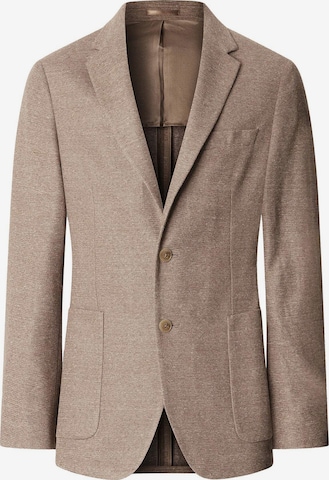 Coupe slim Veste de costume Hackett London en beige : devant