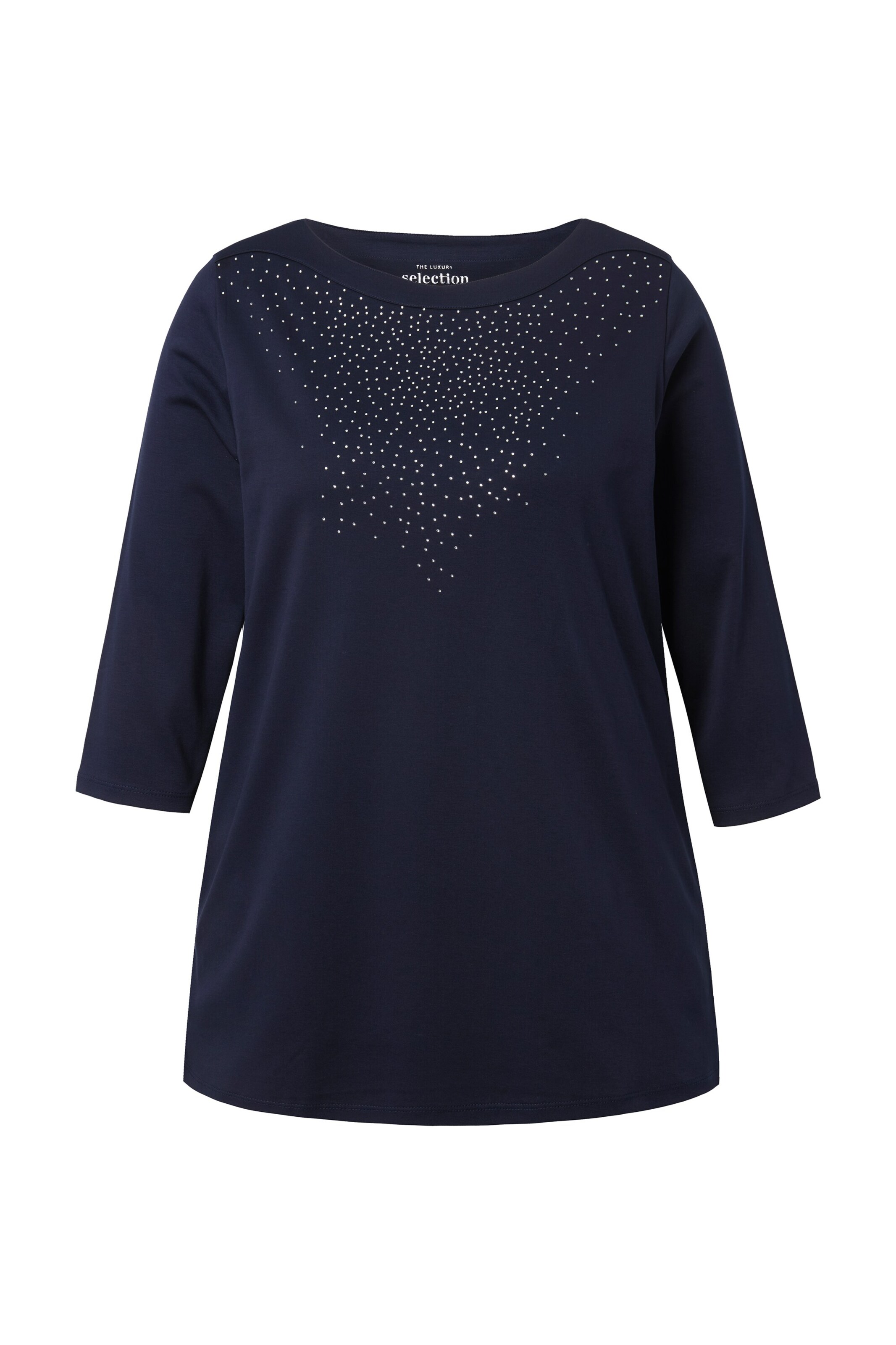 Ulla Popken Shirt in Blau: Vorderseite