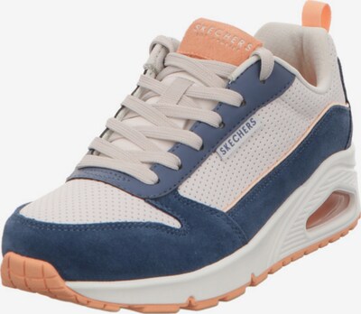 SKECHERS Sneaker in beige / blau / orange, Produktansicht