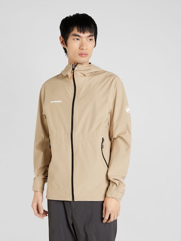 Veste outdoor 'Alto' MAMMUT en beige : devant