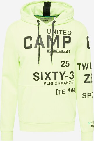 CAMP DAVID Sweatshirt in Neon ABOUT Yellow YOU 