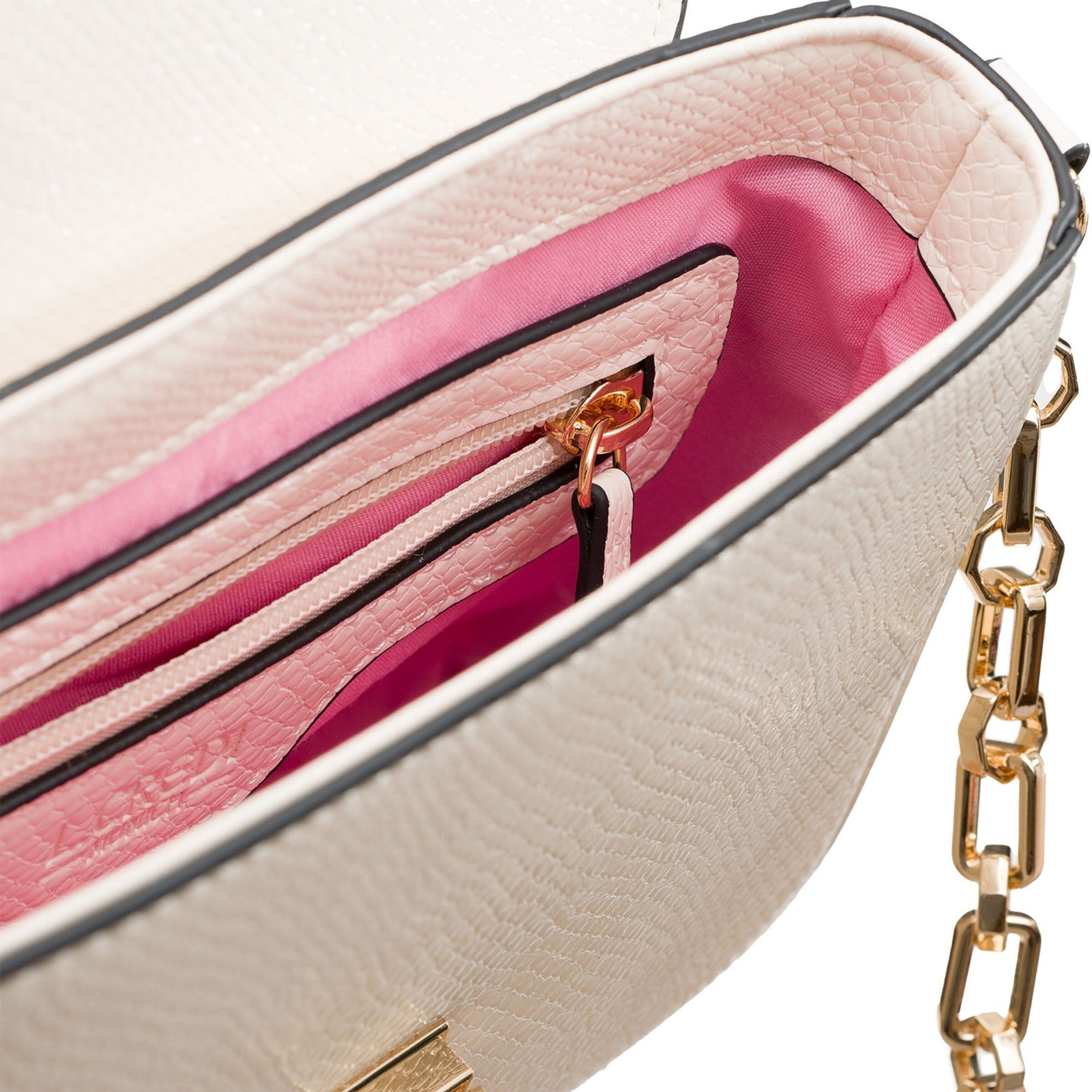 Borsa a tracolla 'Peja' di L.CREDI in bianco