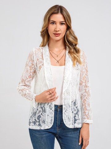 LapaPlus Strickjacke in Weiß