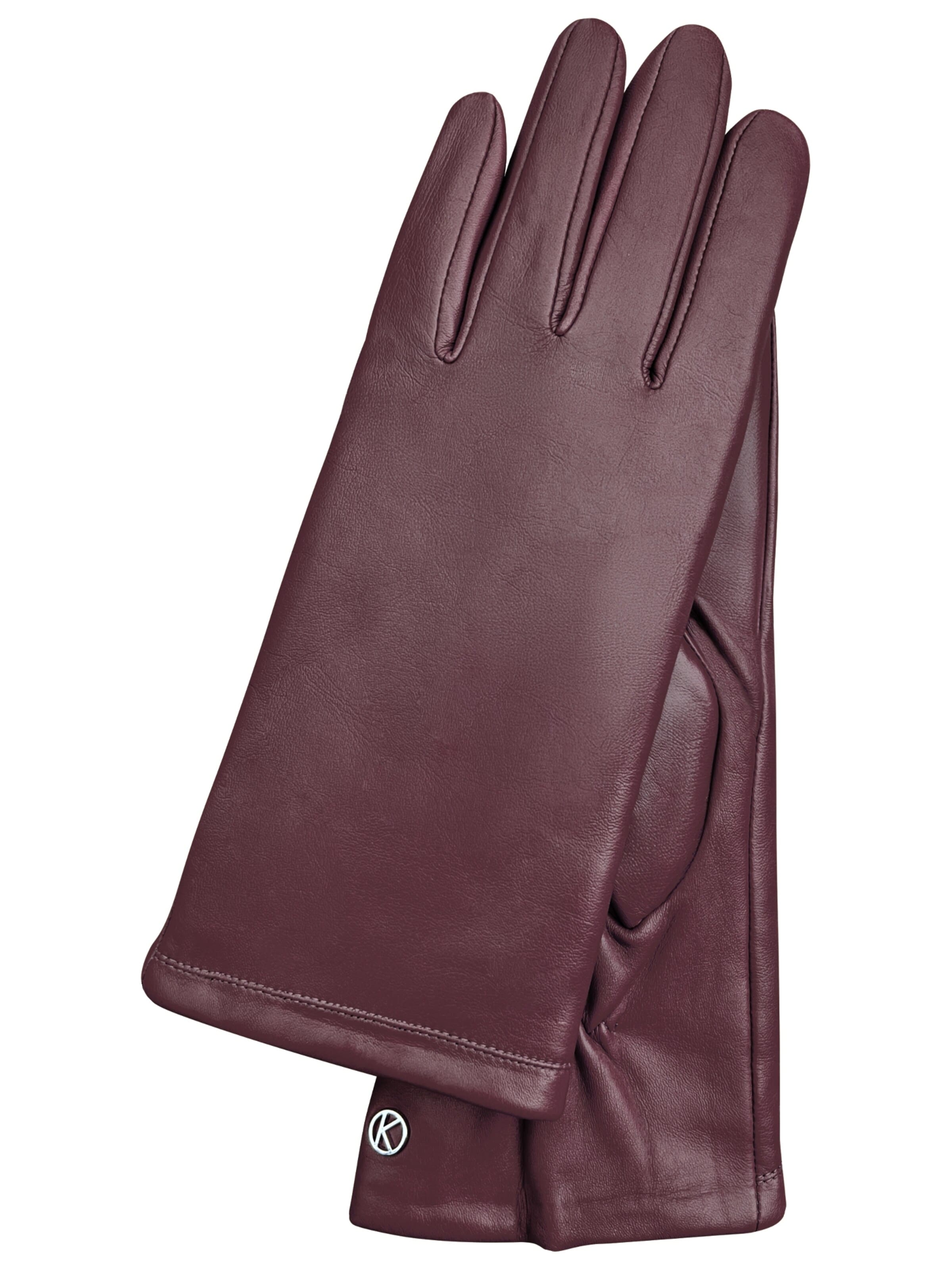 KESSLER Full Finger Gloves in Red: front