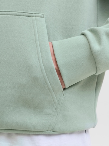 Bluză de molton 'JJHAYATO' de la JACK & JONES pe verde