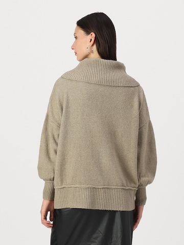 Only Maternity Sweater 'OLMHAZEL' in Grey