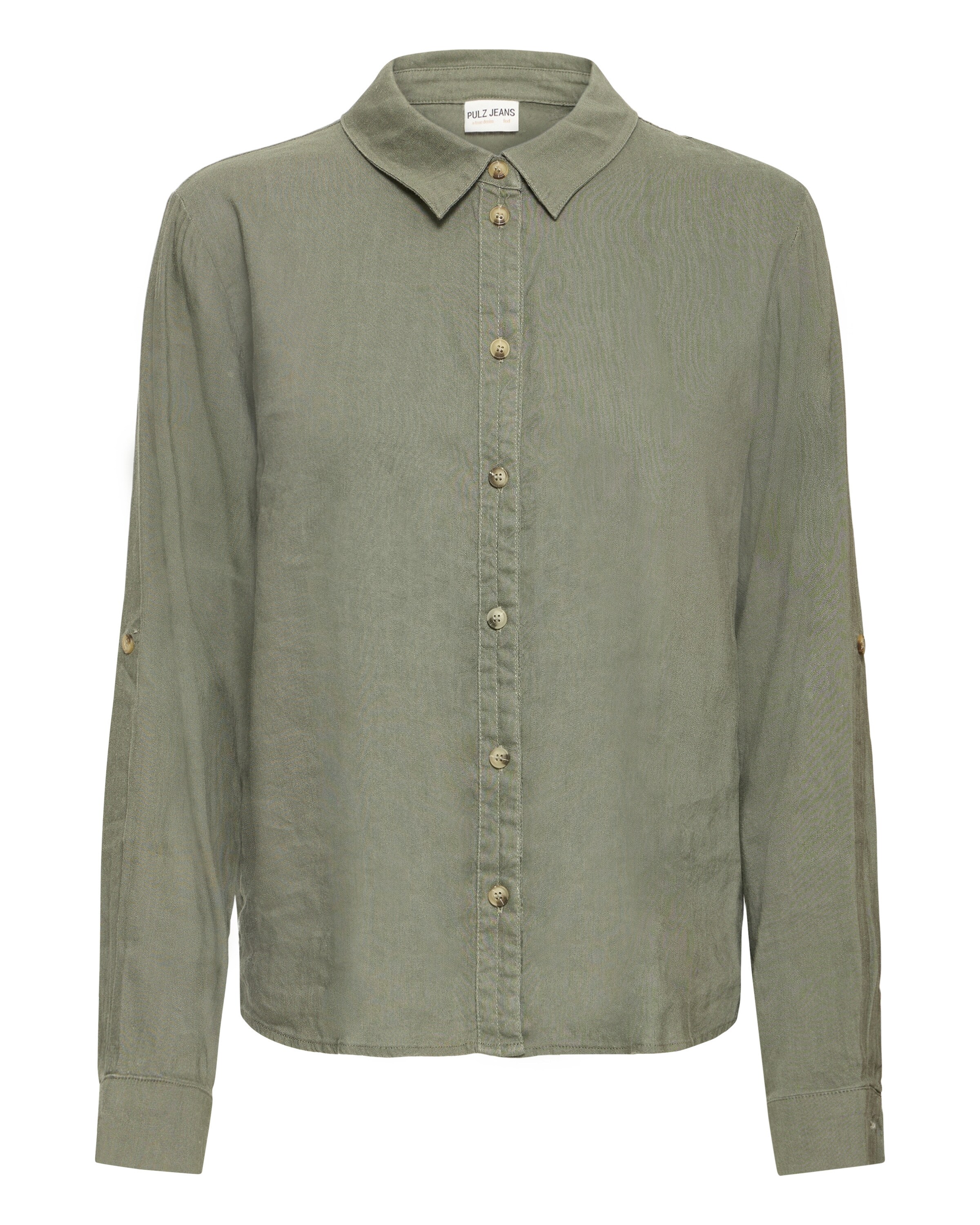 Chemisier 'PZLUCA' Pulz en vert : devant