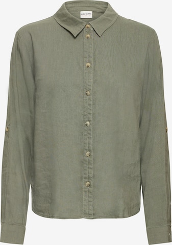 Chemisier 'PZLUCA' Pulz en vert : devant