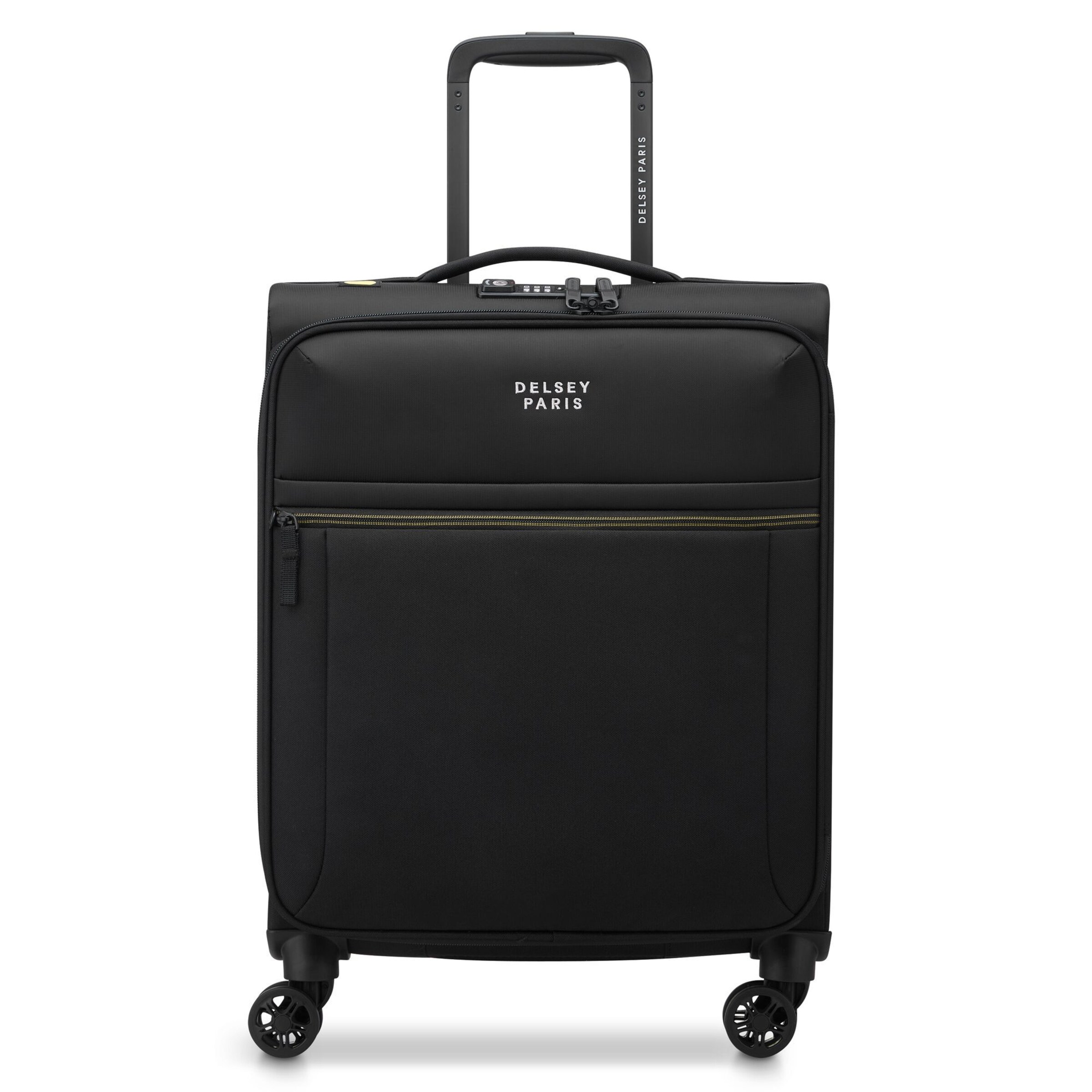 Trolley di Delsey Paris in nero: frontale