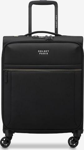 Trolley di Delsey Paris in nero: frontale