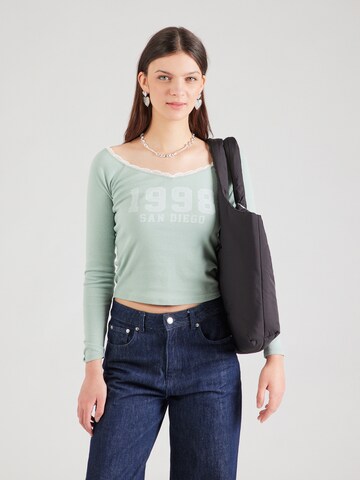 HOLLISTER Shirt in Groen: voorkant