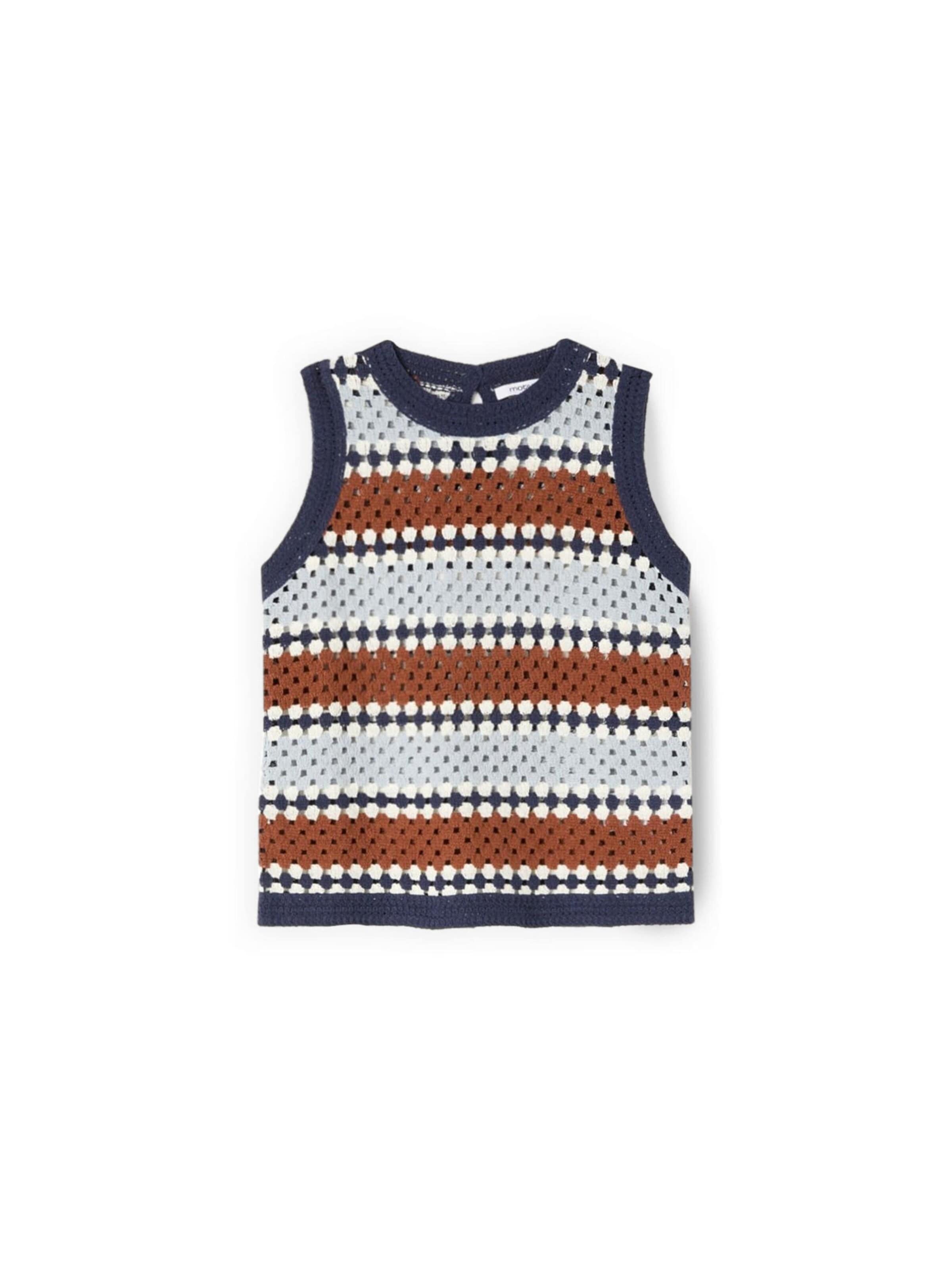 Pull-over MOTIVI en bleu : devant