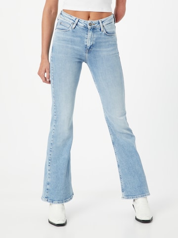 Lee Flared Jeans 'BREESE' in Blauw: voorkant