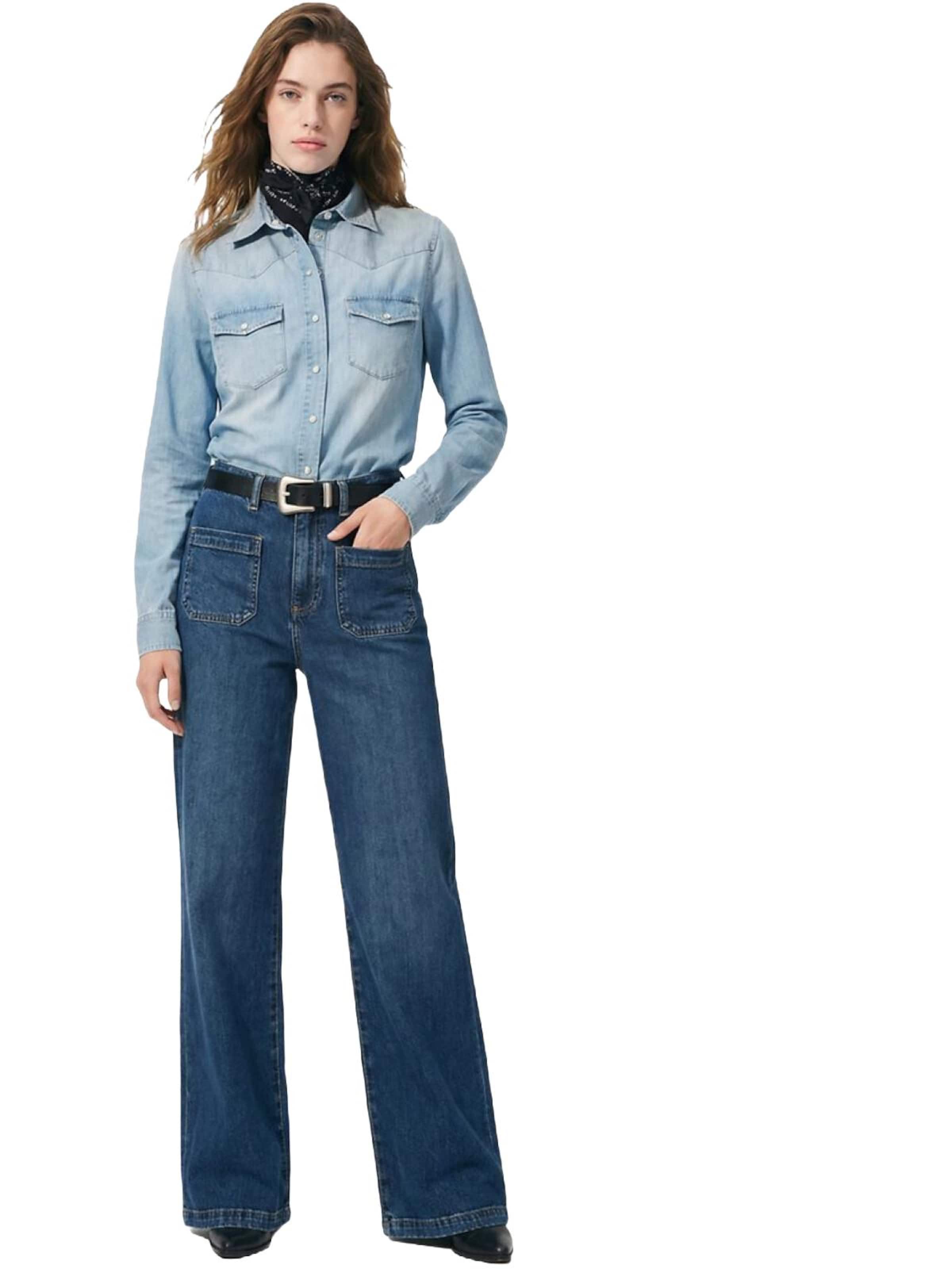 LTB Jeans Shirt 'Lucinda' in Blue