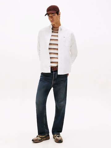 Tommy Jeans Regular Fit Hemd in Weiß