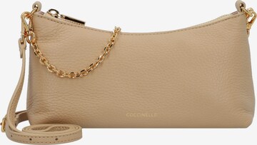 Coccinelle Schoudertas in Beige: voorkant