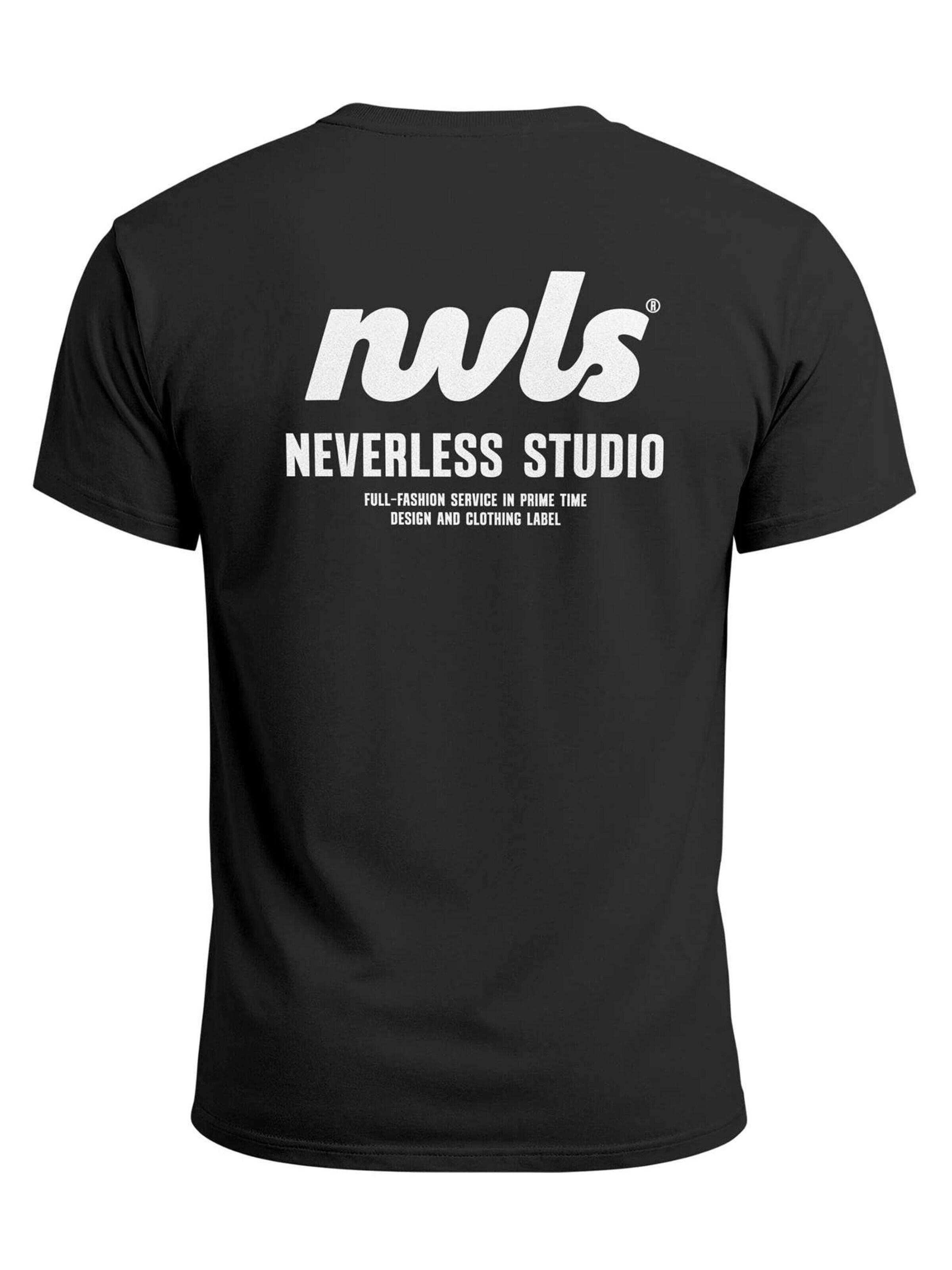 Neverless Shirt 'NVLS Studio' in Black