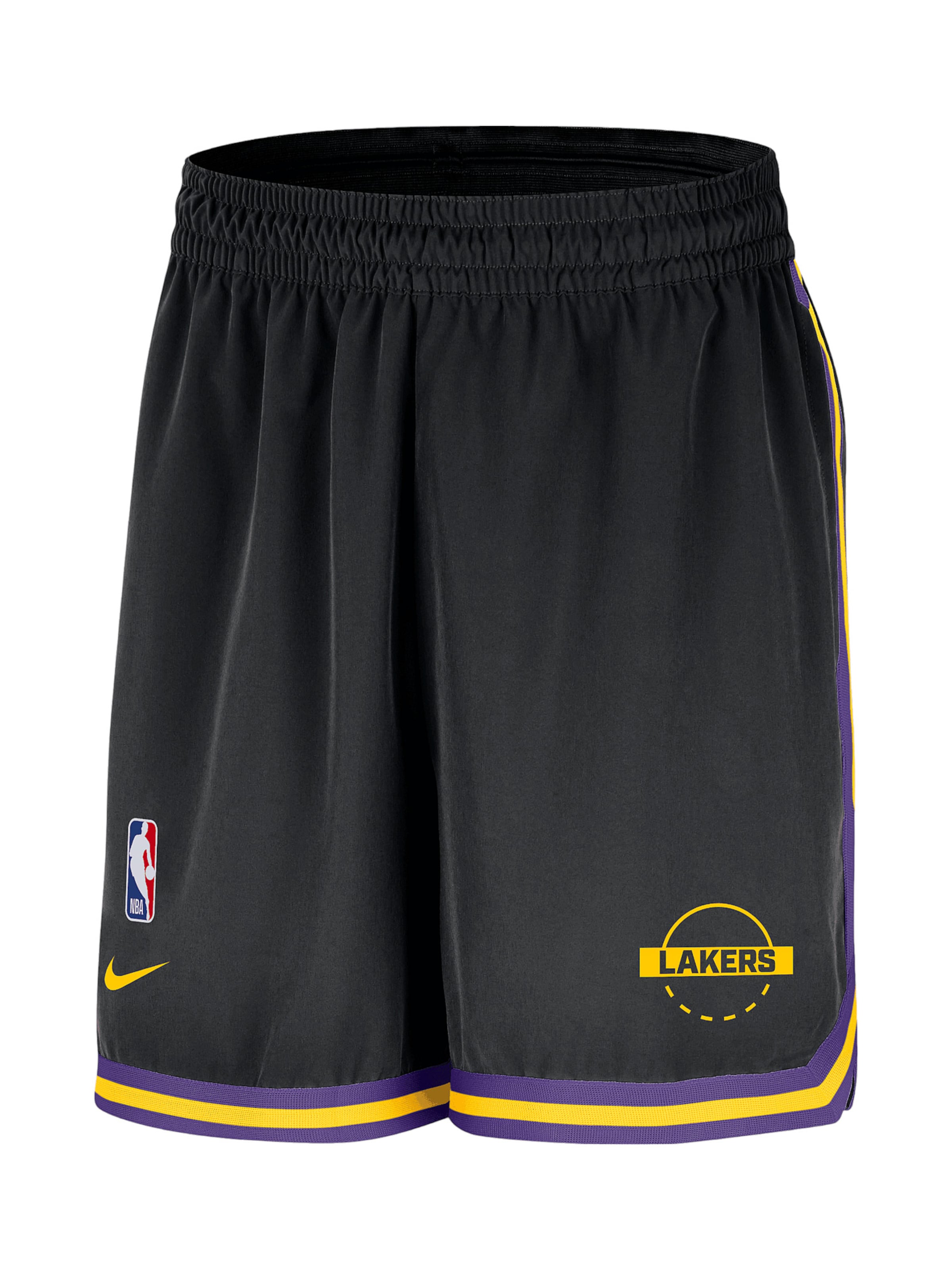 NIKE Loose fit Sports trousers 'Los Angeles Lakers DNA' in Black: front