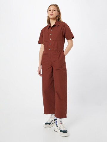 LEVI'S ® - Jumpsuit 'SS Boilersuit' en marrón: frente